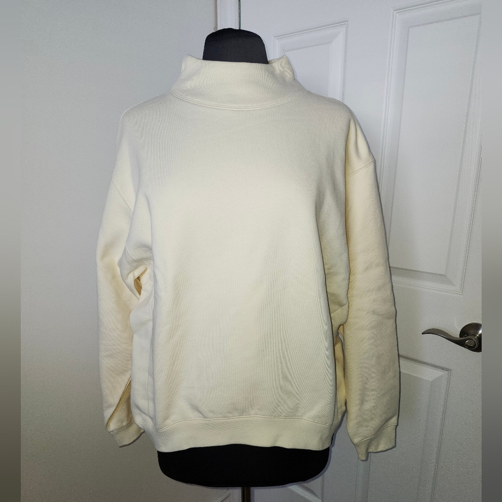 NWT ASHCO "The Mock Neck" Sweater,  Size Large